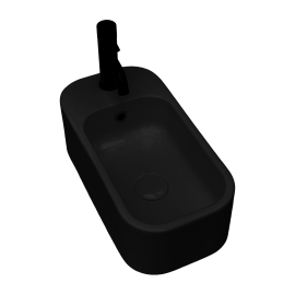 Umivaonik umetnicki AXA - COSA 48x25cm [8610307][black,matt]